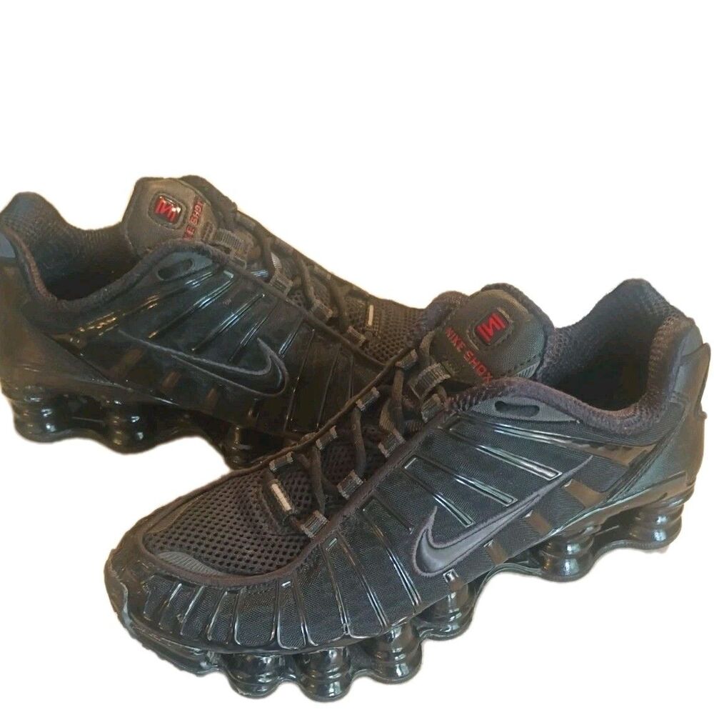 Nike Shox TL Size- 7 Youth Black/Black Metallic Hematite Glossy Sneakers